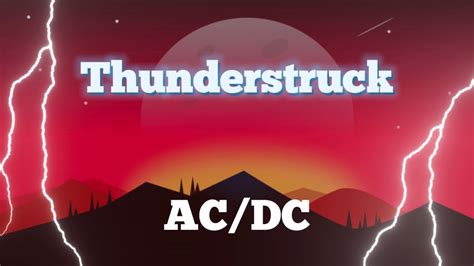 thunderstruck lyrics